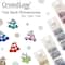 Crystal Lane DIY Assorted Glass Round Flatback Rhinestones Combo